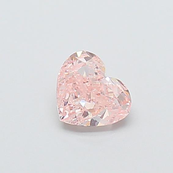 0.43 Ct. Fancy Pink Heart Lab Grown Diamond