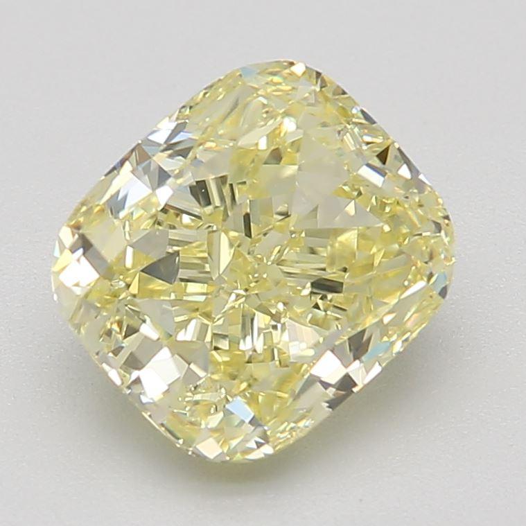 2.02 Ct. Fancy Yellow Cushion Diamond