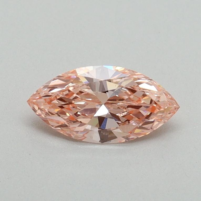 0.42 Ct. Fancy Vivid Pink Marquise Lab Grown Diamond