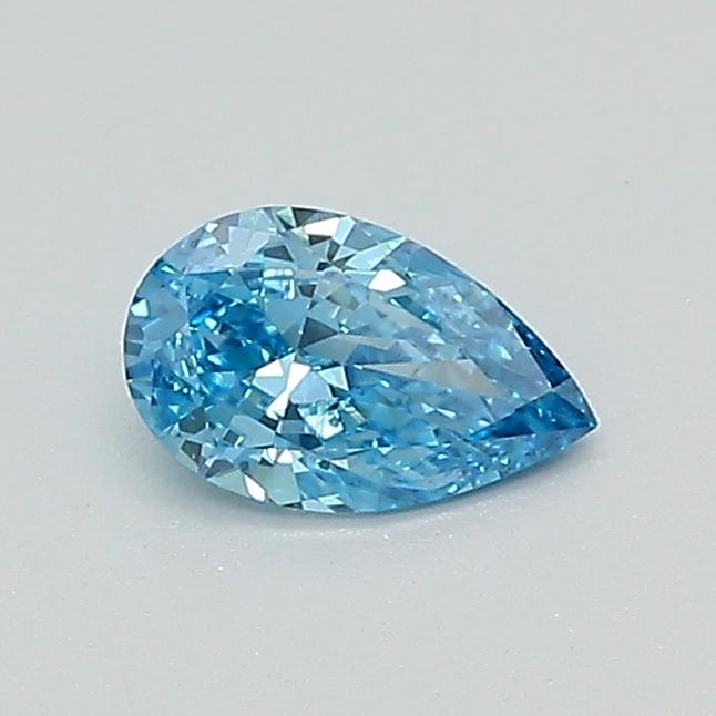 0.30 Ct. Fancy Vivid Blue Pear Lab Grown Diamond