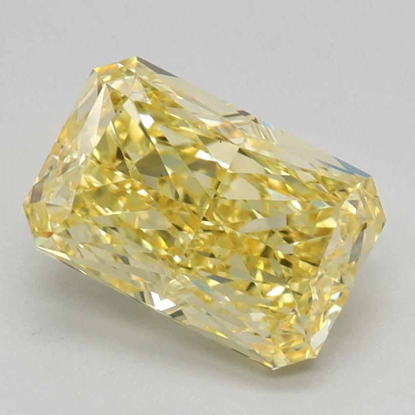 1.88 Ct. Fancy Vivid Yellow Radiant Lab Grown Diamond