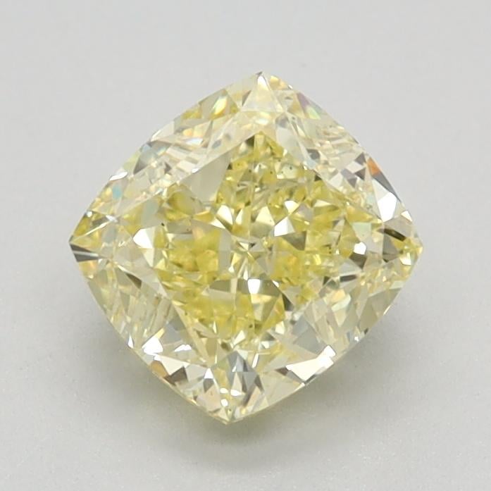 1.05 Ct. Fancy Intense Yellow Cushion Lab Grown Diamond