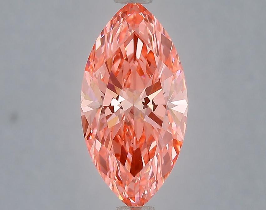 2.05 Ct. Fancy Vivid Pink Marquise Lab Grown Diamond