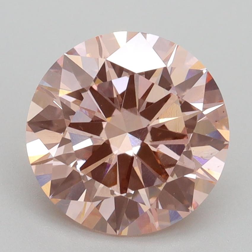 2.71 Ct. Fancy Intense Pink Round Lab Grown Diamond
