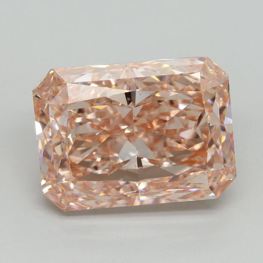 11.02 Ct. Fancy Intense Pink Radiant Lab Grown Diamond
