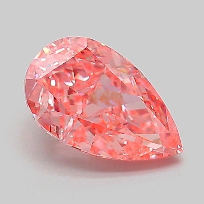 1.00 Ct. Fancy Vivid Pink Pear Lab Grown Diamond