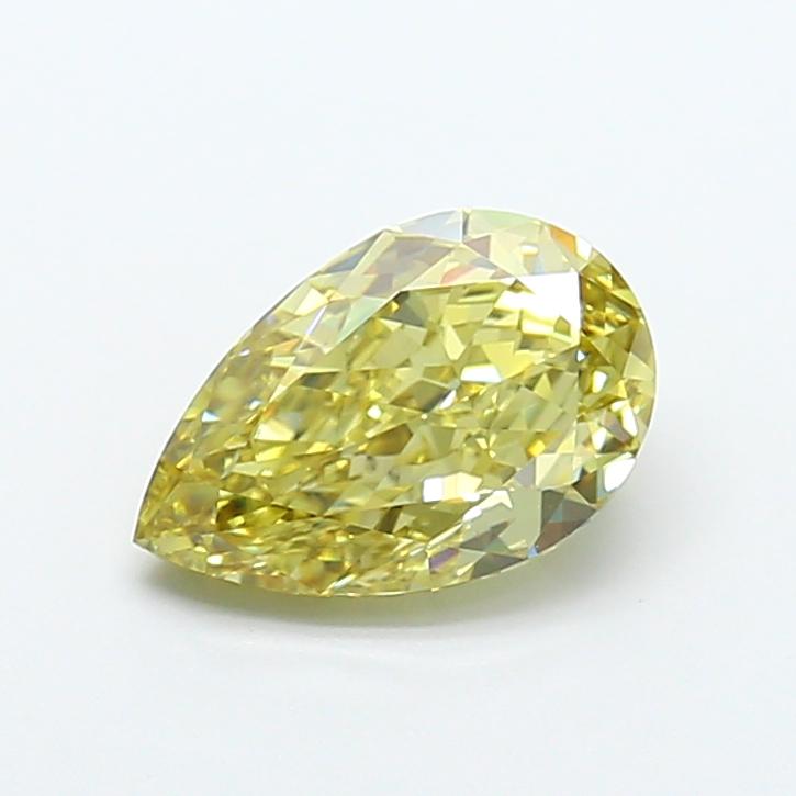 3.01 Ct. Fancy Grayish Yellow Pear Lab Grown Diamond