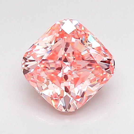 1.04 Ct. Fancy Intense Pink Cushion Lab Grown Diamond