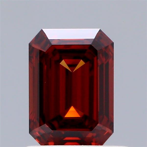 0.83 Ct. Fancy Deep Orange Emerald Lab Grown Diamond