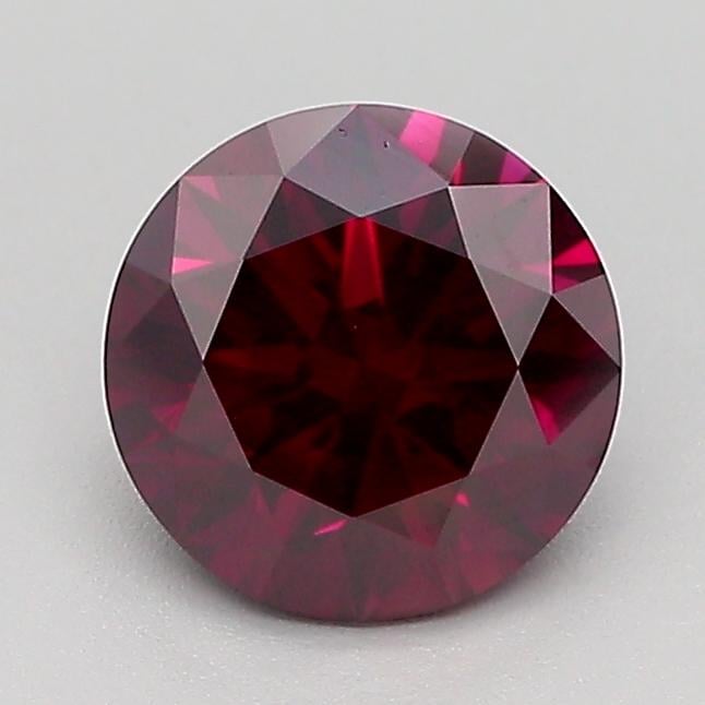 1.12 Ct. Fancy Red Round Lab Grown Diamond