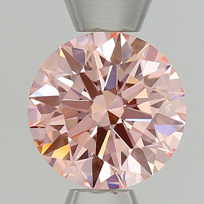 0.39 Ct. Fancy Intense Pink Round Lab Grown Diamond