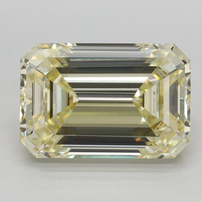 2.88 Ct. Fancy Light Yellow Emerald Lab Grown Diamond