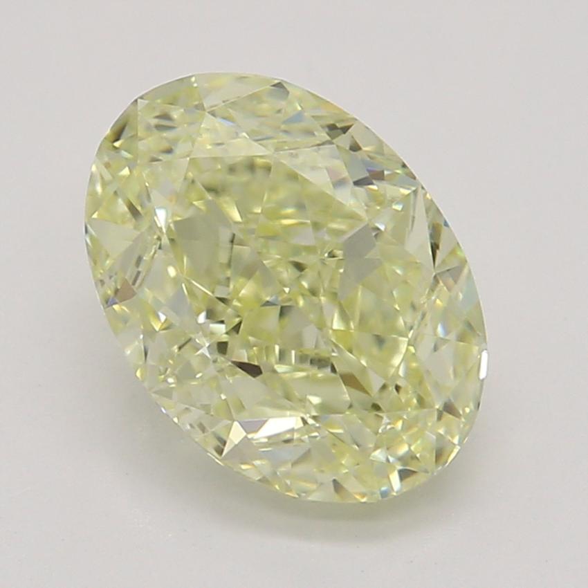 1.20 Ct. Fancy Light Yellow Oval Diamond
