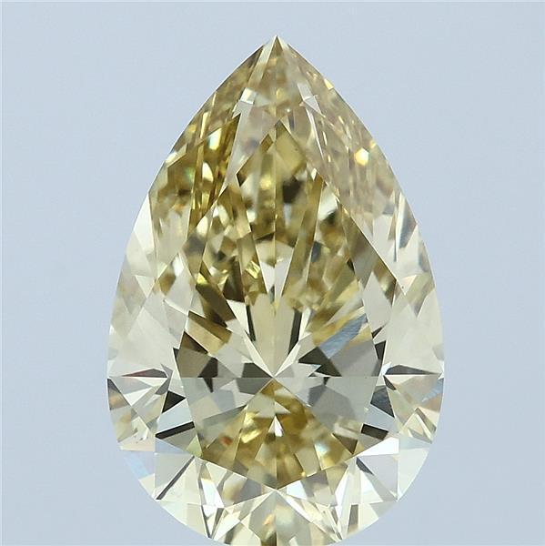 3.50 Ct. Fancy Yellow Pear Lab Grown Diamond