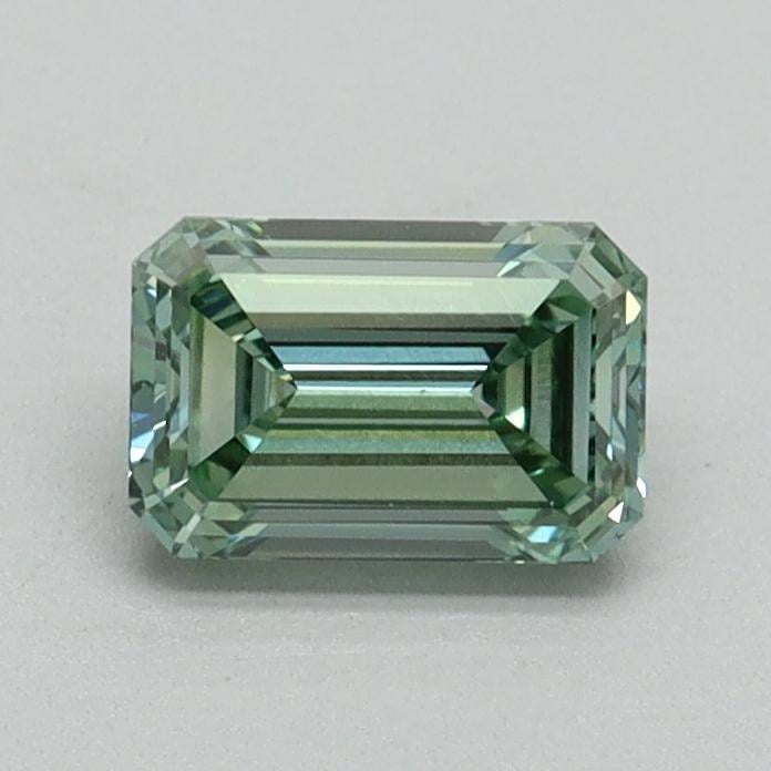 0.70 Ct. Fancy Intense Green Emerald Lab Grown Diamond