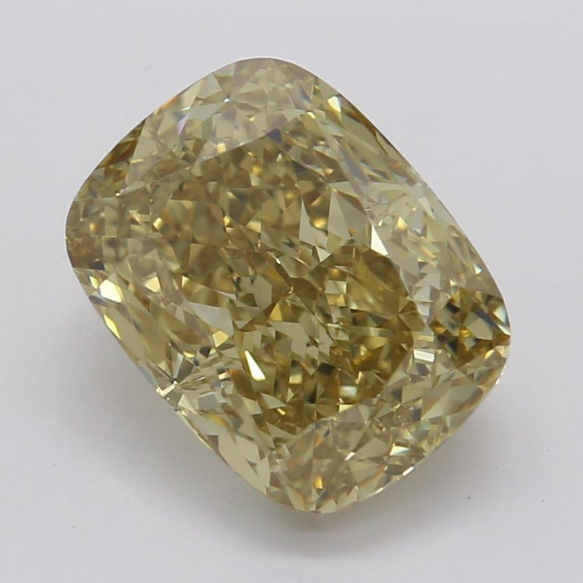 1.54 Ct. Fancy Deep Brownish Yellow Cushion Diamond
