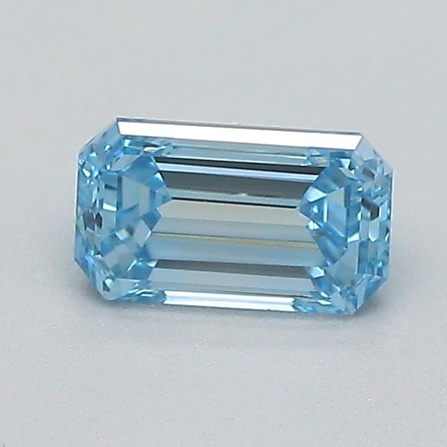 0.34 Ct. Fancy Vivid  Blue Emerald Lab Grown Diamond