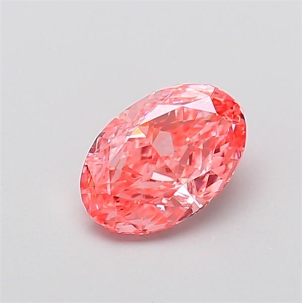 1.09 Ct. Fancy Vivid Pink Oval Lab Grown Diamond