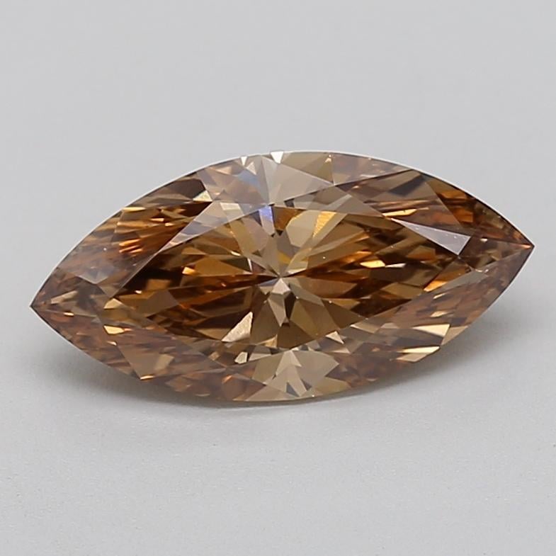 2.18 Ct. Fancy  Brown Marquise Lab Grown Diamond