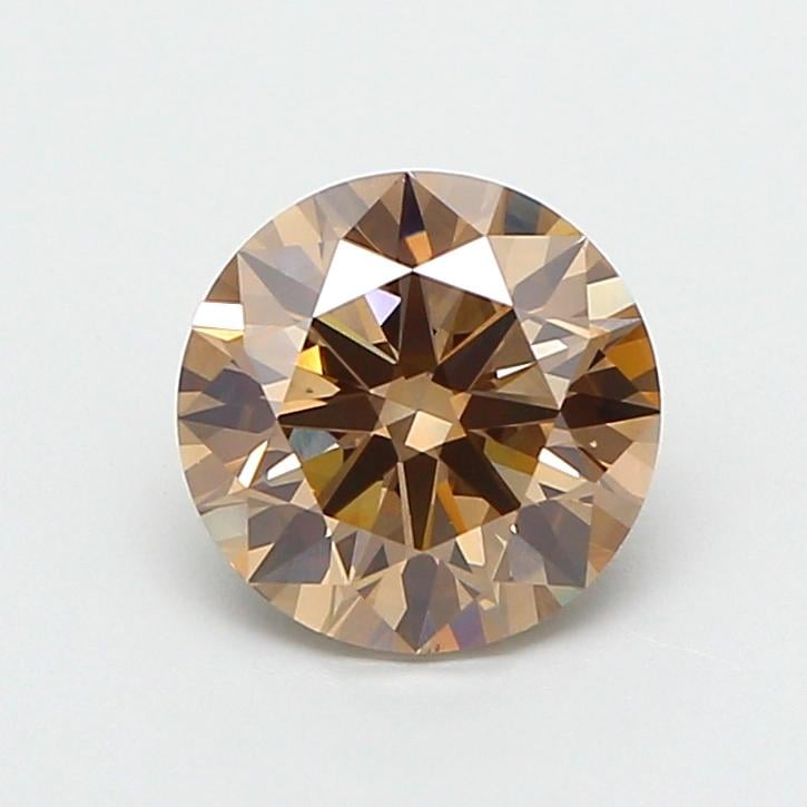 2.02 Ct. Fancy Light  Brown Round Lab Grown Diamond