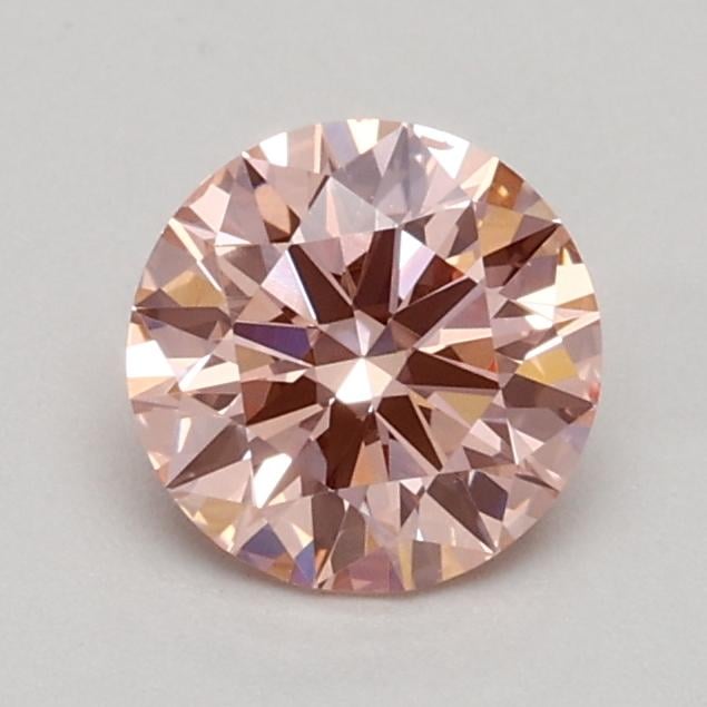 0.50 Ct. Fancy Intense Pink Round Lab Grown Diamond