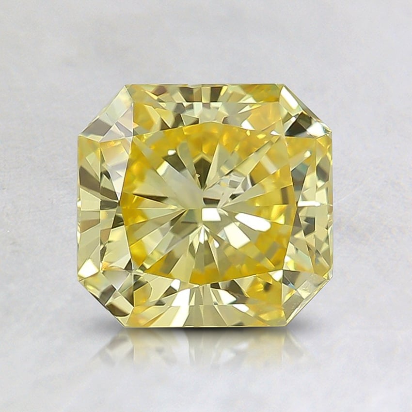 1.16 Ct. Fancy Intense Yellow Radiant Lab Grown Diamond