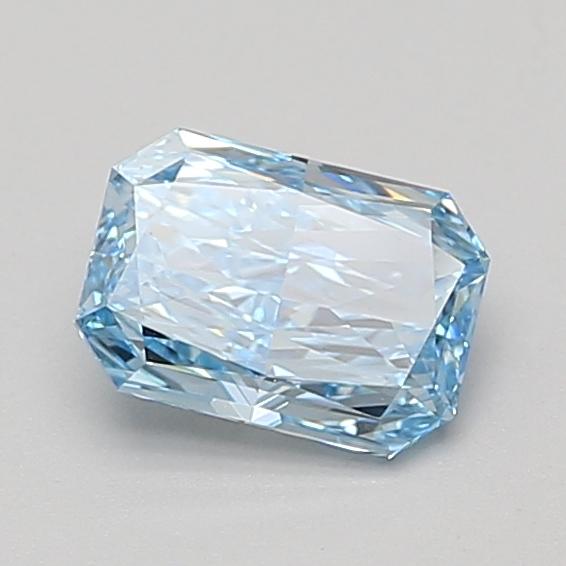 0.97 Ct. Fancy Vivid Blue Radiant Lab Grown Diamond