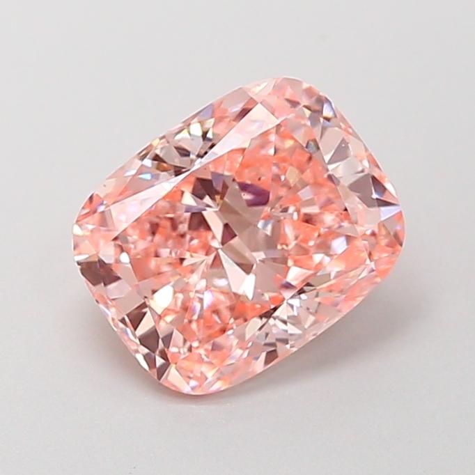 1.58 Ct. Fancy Intense Pink Cushion Lab Grown Diamond