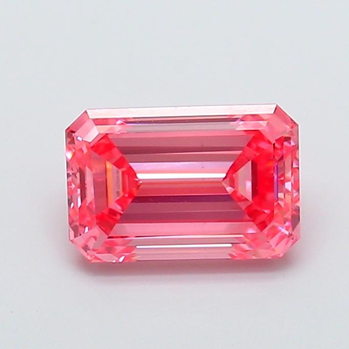 1.86 Ct. Fancy Vivid  Pink Emerald Lab Grown Diamond