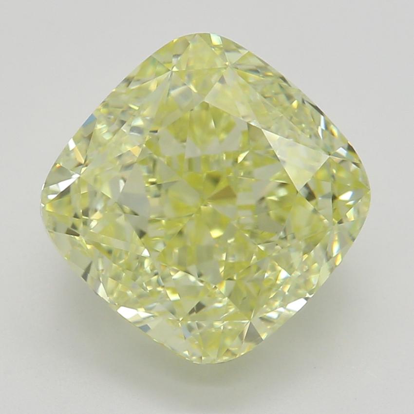 3.03 Ct. Fancy Yellow Cushion Diamond