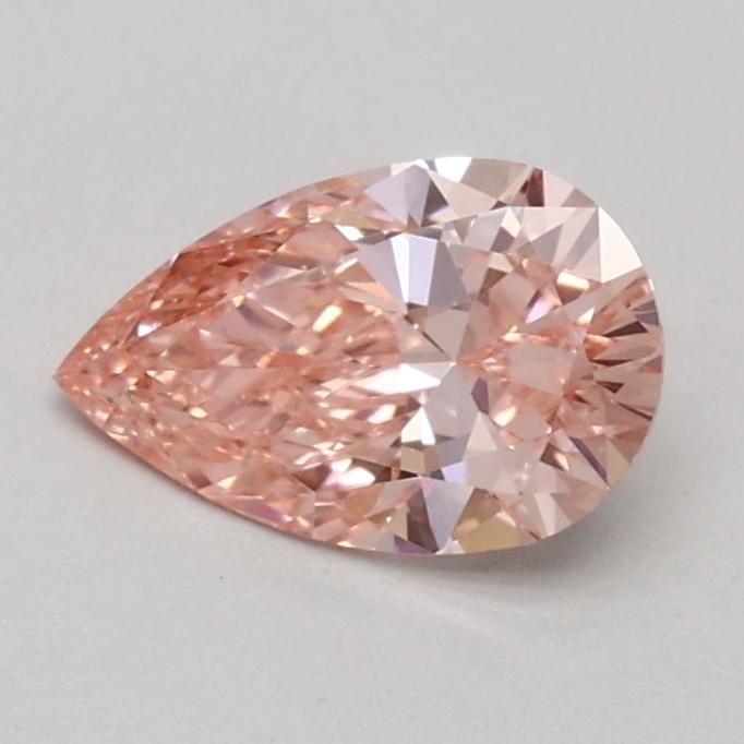 0.47 Ct. Fancy Intense Pink Pear Lab Grown Diamond