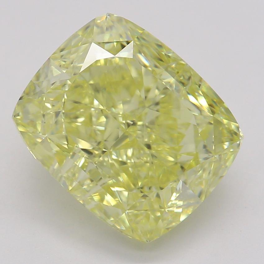 3.06 Ct. Fancy Yellow Cushion Diamond