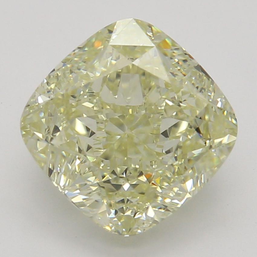 1.63 Ct. Fancy Light Brownish Yellow Cushion Diamond