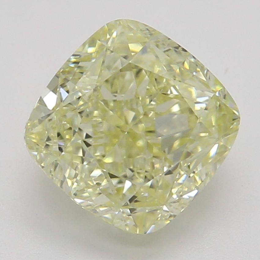 1.24 Ct. Fancy Light Yellow Cushion Diamond