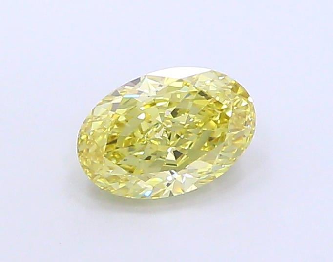 2.25 Ct. Fancy Intense Yellow Oval Lab Grown Diamond