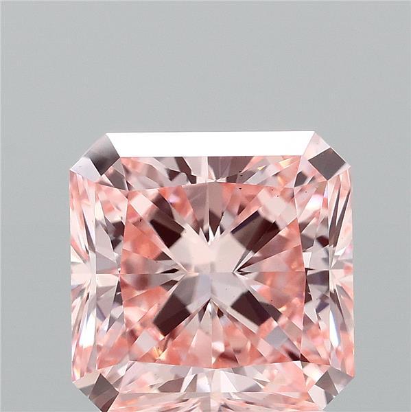 2.08 Ct. Fancy Vivid Pink Radiant Lab Grown Diamond