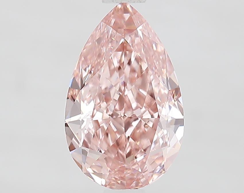 1.38 Ct. Fancy Vivid Pink Pear Lab Grown Diamond