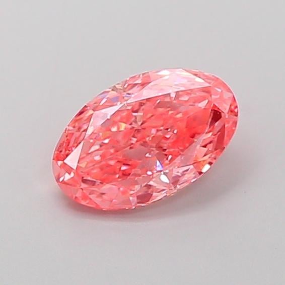 1.02 Ct. Fancy Vivid Pink Oval Lab Grown Diamond