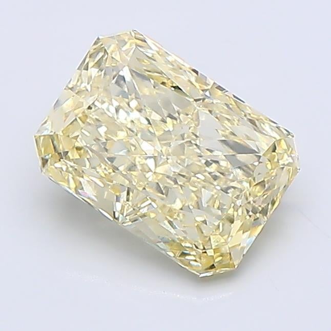 1.59 Ct. Fancy Light  Yellow Radiant Lab Grown Diamond
