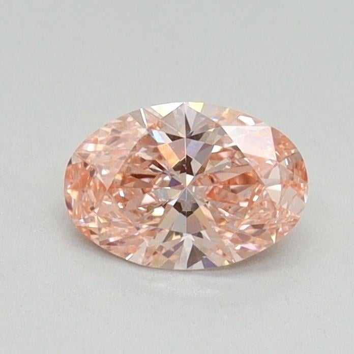 0.47 Ct. Fancy Vivid Pink Oval Lab Grown Diamond