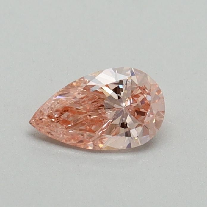 0.32 Ct. Fancy Vivid Pink Pear Lab Grown Diamond