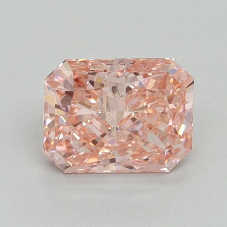 1.10 Ct. Fancy Vivid Pink Radiant Lab Grown Diamond