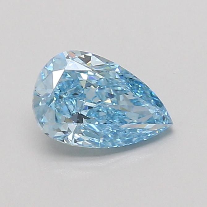 1.03 Ct. Fancy Vivid Blue Pear Lab Grown Diamond