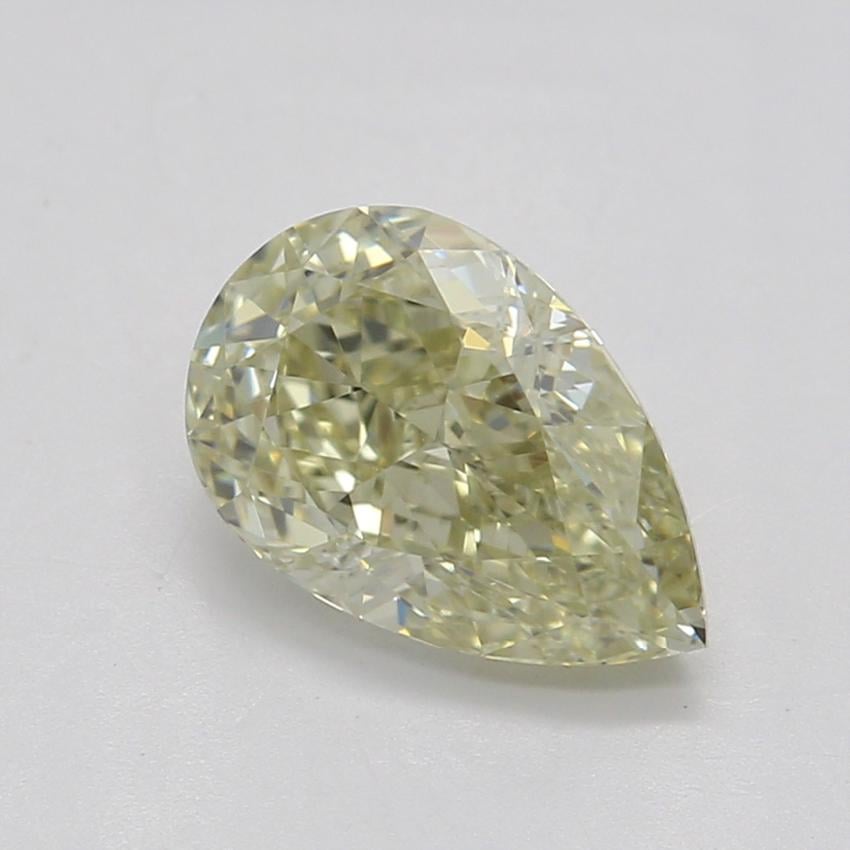 0.80 Ct. Fancy Brownish Greenish Yellow Pear Diamond