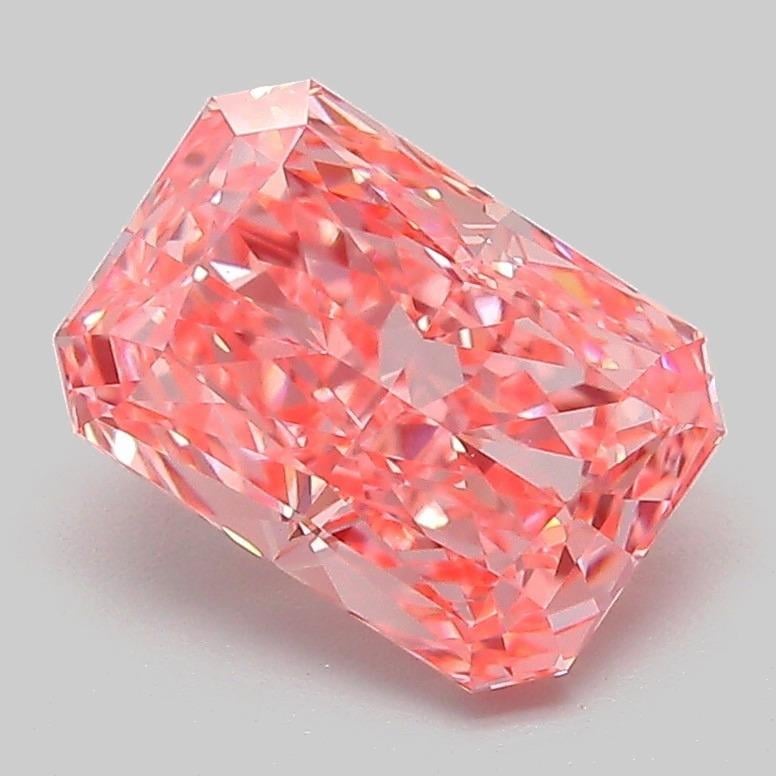 2.02 Ct. Fancy Vivid Pink Radiant Lab Grown Diamond