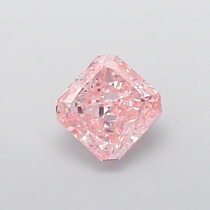 1.53 Ct. Fancy Intense  Pink Radiant Lab Grown Diamond