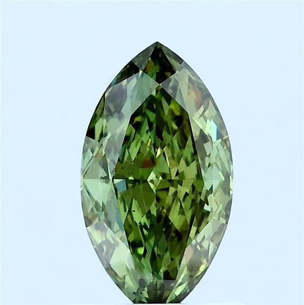 1.02 Ct. Fancy Green Marquise Lab Grown Diamond