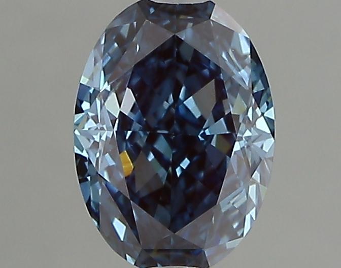 1.27 Ct. Fancy Blue Oval Lab Grown Diamond