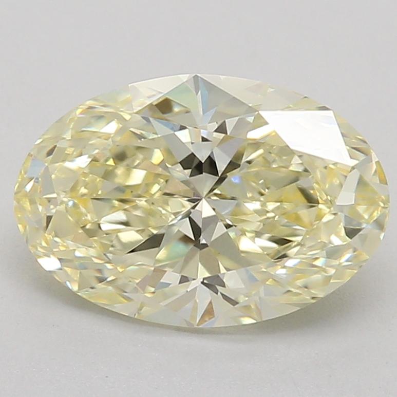1.07 Ct. Fancy Yellow Oval Lab Grown Diamond