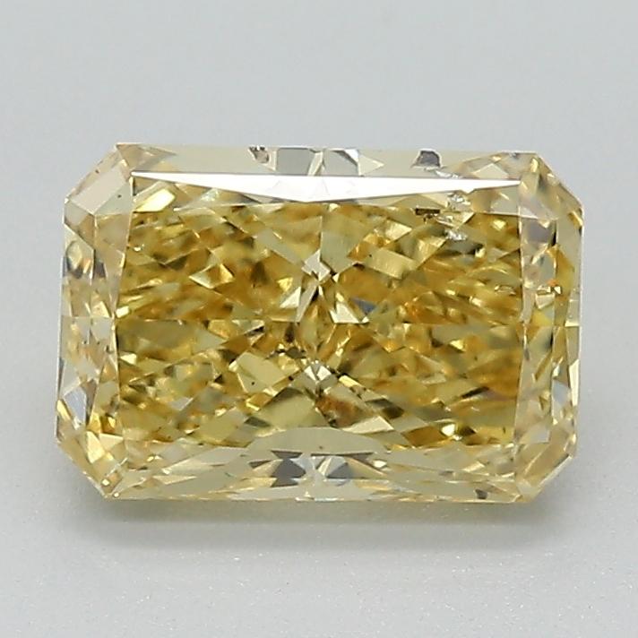 1.54 Ct. Fancy Vivid Yellow Radiant Lab Grown Diamond